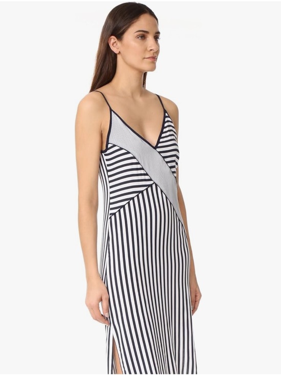 Splendid Dresses & Skirts - Splendid Black & White Striped Midi Dress